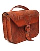 torby na ramię Torebka skórzana ręcznie robiona góralska  Modelo kuferek damska 4
