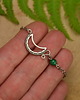 bransoletki wire wrapping Bransoletka malachit wire wrapping księżyc lunula 3