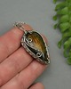 wisiory Wisiorek złoty labradoryt wire wrapping 2