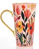 kubki i filiżanki Kubek porcelanowy 700 ml BLUMEN 16,5x14,5x10 cm różowy 1