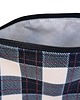 kosmetyczki Kosmetyczka damska welurowa kosmetyczka etui do torby  kratka 2