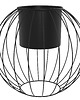 kwietniki Kwietnik metalowy loft design Ball Czarny śr. 43cm 1