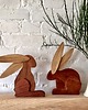 ozdoby wielkanocne Drewniany zając Wielkanocny 22 cm 2