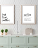 plakaty DWA PLAKATY do kuchni do kawiarni coffee kawa 1
