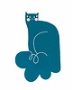 plakaty Plakat Pickle the cat - dekoracja ścienna 2