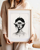 plakaty Plakat Oczy abstrakcja 4