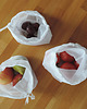 woreczki wielorazowe Zestaw woreczków z firanki (zero waste) 1