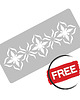 tapety i naklejki ścienne Powtarzalny szablon malarski / EDELWEISS ORNAMENT 3