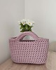 torebki do ręki Koszyk - torba szydełkowa do ręki ze sznurka 25cmx20cm 6