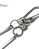 kolczyki wire wrapping Kreski crystal  3