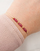 bransoletki z kamieni naturalnych Kamień urodzinowy lipiec - rubin 3