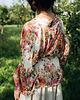 bluzki kimonowe damskie Kimono Flower Ecru SHORT 2