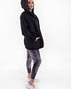 bluza z kapturem damska BLUZA  NIETOPERZ  czarna Conscious 3
