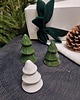 dekoracje świąteczne Ceramiczne choinki dekoracyjne - zestaw 1