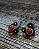 kolczyki soutache Autumn - etniczne kolczyki soutache 2