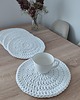 podkładki do kuchni Komplet podkładek szydełkowych ze sznurka 6szt. 28cm 3