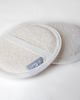 akcesoria dla niej Lniana gąbka frotte soft creamy white 1