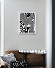 plakaty Abstrakcyjny plakat do salonu, nowoczesny, oryginalny, zebra. 5