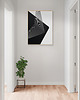plakaty Czarno-biały plakat do salonu, minimalistyczny, nowoczesny, abstrakcyjny. 4