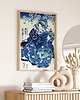plakaty Plakat Gejsza blue 7
