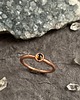 pierścionki - różne Malutki pierścionek z turmalinem 7-8 1