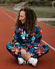bluza z kapturem damska Damska Bluza Expres Zamek DR.CROW Colorful Flowers 6