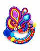 broszki Kolorowa broszka soutache 2