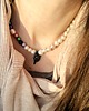 chokery Asymetryczny Choker z kwarcem tytanowym 2