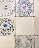 kafle i panele Płytki ceramiczne Rozeta Mix duże, ręcznie robione kafle z unikalnymi wzorami 1