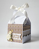 kartki scrapbooking 50 rocznica ślubu, złote gody, exploding box z torebką 1