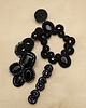 kolczyki soutache Czarne duże kolczyki - sutasz, czarny onyks 3