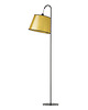 lampy podłogowe Industrialna lampa stojąca do salonu z miedzianym kloszem TALLIN MIRROR 3