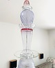 lampy wiszące Lampa wisząca szklana artdeco prl vintage retro Żyrandol 3