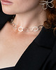 chokery Srebrny choker duże ogniwa BLOSSOM 1
