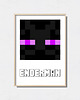 obrazy i plakaty do pokoju dziecięcego Minecraft plakat "Enderman" 1