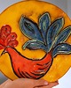 Ozdoby na ścianę Kura Ceramiczny dekor 1