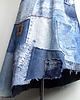 spódnice midi Jeansowa spódnica patchwork  r. 44 5