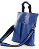 torby na ramię Nowoczesna torebka skórzana MAZZINI - Gala New niebieska 5