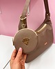 torebki mini Torebka damska bagietka Carrie taupe 3
