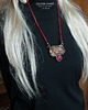 wisiory Bursztyn gigant z koralem, wisior handmade 1
