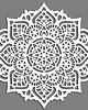 dekoracje - na ścianę AŻUROWA DEKORACJA ŚCIENNA 3D, MANDALA, YOGA, PIĘKNY, DEKORACYJNY PANEL 1