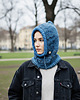 czapki damskie Ciepła balaclava oversize kominiarka kaptur zamiast czapki z wełną 1