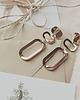 kolczyki pozłacane Kolczyki pozłacane biurowe Nuptia Rose Gold 2