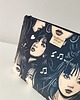 kosmetyczki Duża Kosmetyczka K-pop Black z weluru 1
