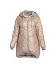 kurtki damskie Kurtka puchowa Caramella Look 817 pudrowa 11