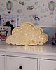 lampy do pokoju dziecka Drewniana lampka LED Chmurka błękit 3