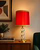 lampy stołowe Kryształowa lampa vintage, lata 70. 1