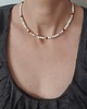 chokery Naszyjnik choker ROOTS howlit, jaspis czerwony, jaspis dalmatyński 2