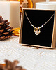 chokery Naszyjnik choker z makramy boho z kamieniem księżycowym 2