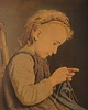 obrazy Obraz Portret dziewczynki XIX wiek, autor: Albert Anker 1